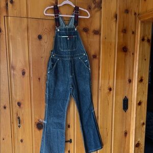 Tommy Hilfiger Denim Overalls with Red Accents